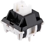 EPOMAKER Zebra 40gf Interrupteurs de claviers mécaniques linéaires, 5-Pin Commutateur préludé crémeux, 100 PCS, avec POM Tige, 21mm Ressort, compatible avec MX Captures pour clavier de jeu