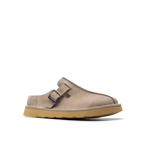 Sandalias deslizantes Clarks Solsbury Mule de hombre para aliviar la fatiga al caminar 7