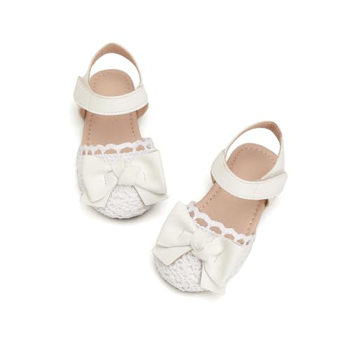 Toddler Girls Sandals Closed Toe Dress Flat Shoes Summer Sandals for Baby Little Kids Girl