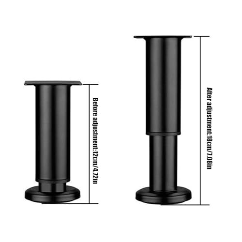 Pernas de apoio para cama,Pernas de suporte para móveis pesados ​​ - Pernas de substituição de altur