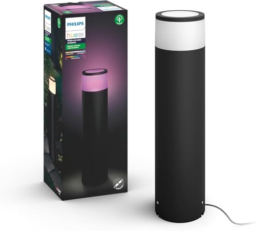 Philips Hue borne extérieure CALLA luminaire connecté jardin alexa google assistant homekit