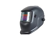Leichter SchweißHelme,Welding Helmet Elektrische Schweißkopf-Schutzmaske 107 Solar Automatische Lichtwechsel-Schweißschutzmaske(True Color Lenses)