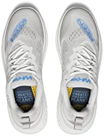 KEEN Women's WK400 Performance Breathable Walking Shoes, Vapor/Azure Blue, 9 | Image 3