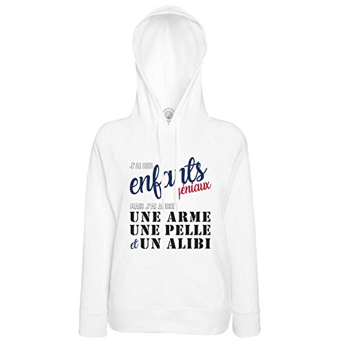 Sweat à capuche J'Ai des Enfants Géniaux pour briser la routine du look