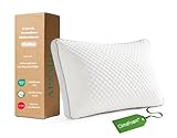 APSMILE Kopfkissen 40x80 cm - Memory Foam Kissen für Seitenschläfer & Mehr - Höhenverstellbares Schlafkissen mit hochwertiger Füllung gegen Nackenschmerzen - Atmungsaktiv - Abnehmbarer Bezug