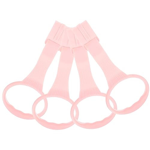 Toddmomy 4pcs Baby Crib Pull Ring Bed Stand Up Ring Baby Walking Exercises Assistant Rings Hanging Ring Crib Pull Kids Walking Learning Tools for Newborn Baby