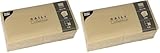 PAPSTAR, 150 Servietten 'DAILY Collection' 1/4-Falz 24 cm x 24 cm sand (Packung mit 2)