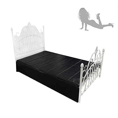 ShengmingMaoyi Sábana Impermeable de látex Negro de 2,2 m * 2 m Cover