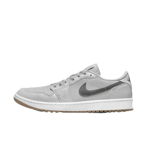 Nike Air Jordan 1 Low G Golf Shoes (DD9315-006, Wolf Grey/White/Gum Medium Brown/Iron Grey) Size 5