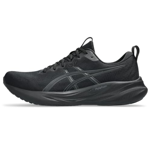 ASICS Zapatillas de correr Gel Pulse 16 para hombre, Negro / gris grafito, 42 EU