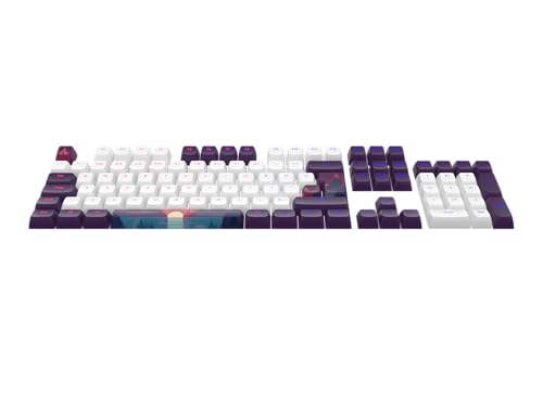 Touches Sunrise PBT Dark Project durables avec layout universel ANSI ISO