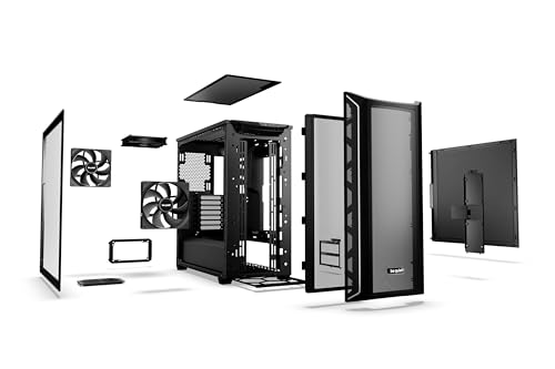 Image of be quiet! Shadow Base 800 DX - ARGB - Mid-Tower PC Gaming Case - 420mm radiators or E-ATX motherboards Support - Black - BGW61