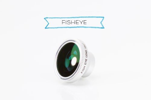Photojojo! Fisheye Cell Phone Camera Lens for Apple iPhone 4/5/6/6s/6 Plus/6s Plus and Android Phones