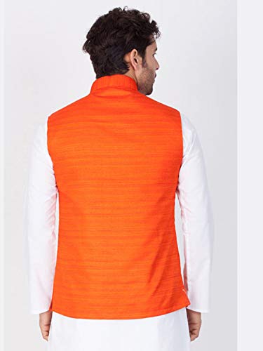 Elina fashion Men's Indian Nehru Jacket || Designer Bandhgala Jodhpuri Sleeve Less ONLY Waistcoat3