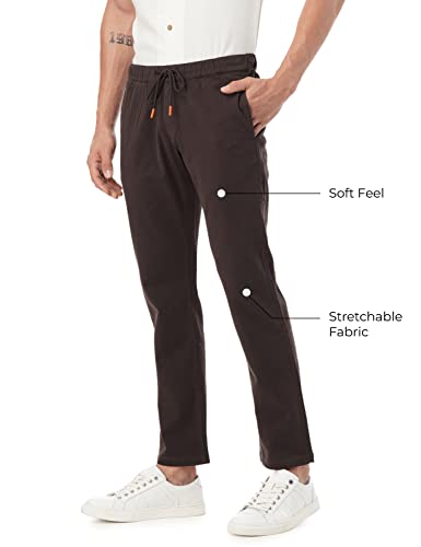 Image of FYLTR Men's Taper Fit Stretch Cotton Joggers with Elasticated Waistband & Drawstrings