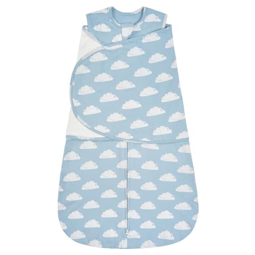 Image of ZIGJOY Baby Swaddle Sleep Sack, 1.0 TOG Sleep Sack Swaddles for Newborns & infant 6-12 Months 100% Cotton Baby Wearable Blanket for Newborn Registry Essentials
