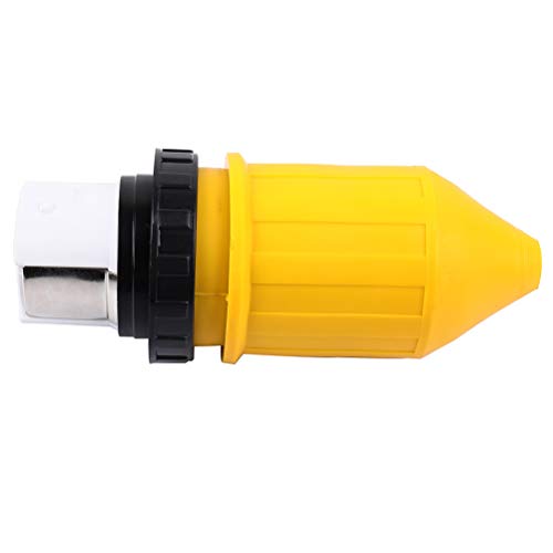 WHEELTECH RV 50 AMP Power Cord Cover Female Twist Lock With Boot Inlet Locking Plug Protector Locking Shore Connector Replacement 50A 125/250V
