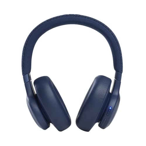 Image of JBL Live 660NC, Smart Adaptive Noise Cancelling Bluetooth Wireless Over Ear Headphones with Mic up to 50 Hours Playtime with Quick Charge, Signature Sound (Blue)