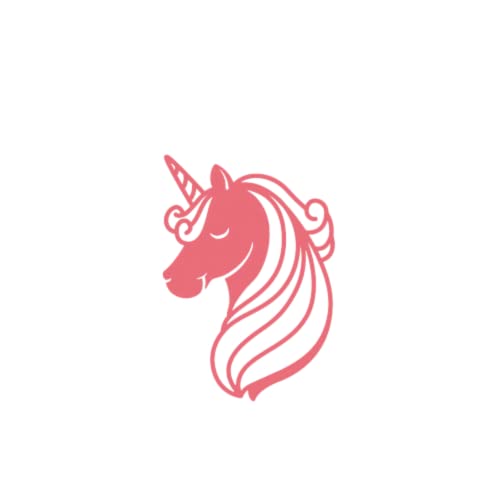 Craftelier - Mini Troquel para Decoraciones y Creaciones de Scrapbooking, Manualidades y Tarjetería | Figura con Forma de Unicornio - Tamaño Aproximado del Troquel: 2,86 cm x 4,11 cm