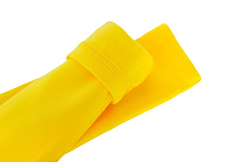 Lilax Girls' Basic Long Sleeve Mock Turtleneck Cotton T-Shirt 10 Yellow #TOP3