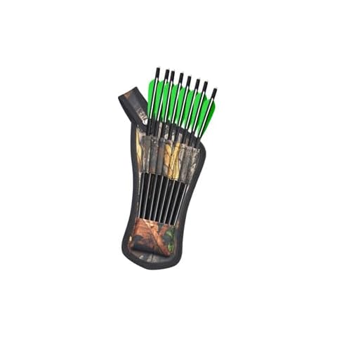 ZSHJGJR Archery Arrow Quiver Crossbow Arrow Quiver Hip Arrow Pocket Holder Waist (Maple Camo) Cover