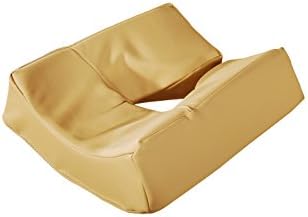 Master Massage Patented Memory Foam Ergonomic Dream Face Cushion Pillow Headrest, Cream image 3