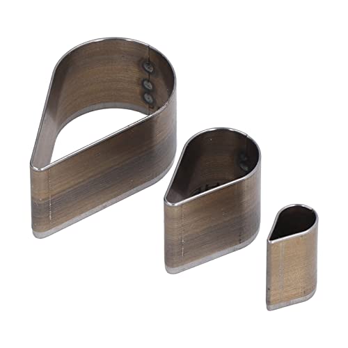 レザーナイフカビの手作りツールDIYプロジェクトクレイカッター (涙の形)