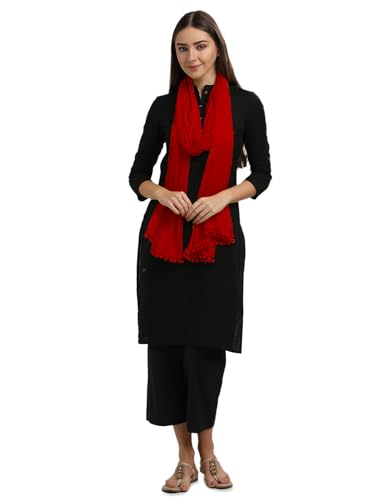 Image of Morrio Chiffon Solid Dupatta For Women