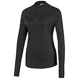 Puma Golf 2020 Women's Mesh 1/4 Zip, Black, Large