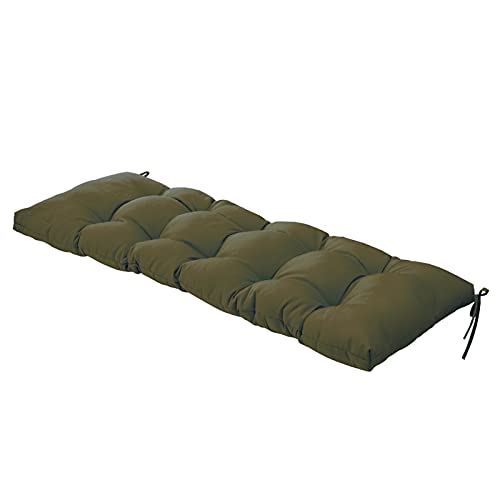 Image of QILLOWAY Outdoor Bench Cushion - 51x18x4 Inch Waterproof Patio Bench Cushion, Durable Bench Cushions for Outdoor Furniture, Replacement Outdoor Bench Cushions for Garden, Deck,Sage