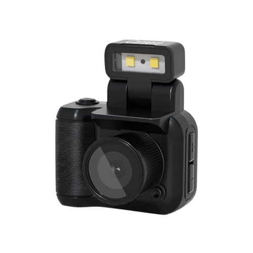 Appareil photo numérique mini 1080P Andoer avec flash rotatif à 90° et écran LCD