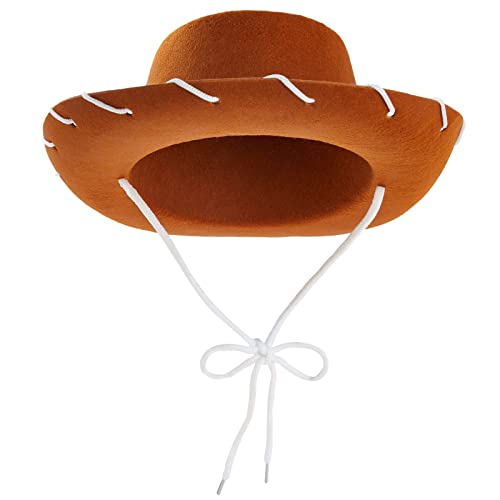BLUE PANDA 2 Piece Western Cowboy Hat and Bandana for Kids, Boys, Girls - Cowgirl Hat for Birthday Party, Kids Cowboy Costume, and Halloween Costume Accessories