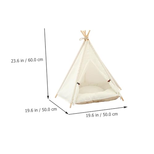 Maison pliable pour intérieur chat et lit triangle résistant