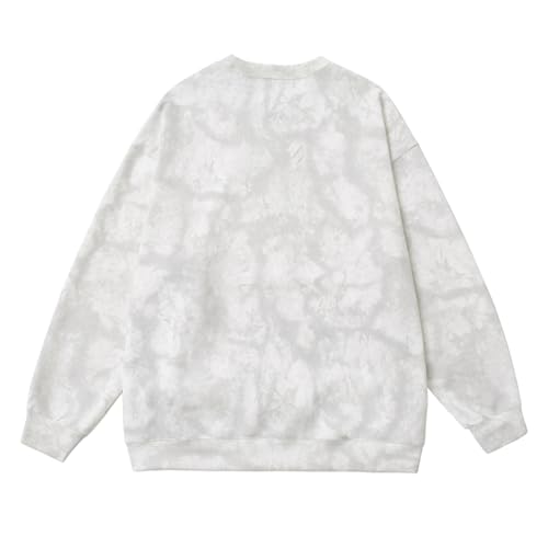 Mens Color Blast Graphic Sweatshirt Cute Print Unisex Oversized Graffiti Letter Pullover2