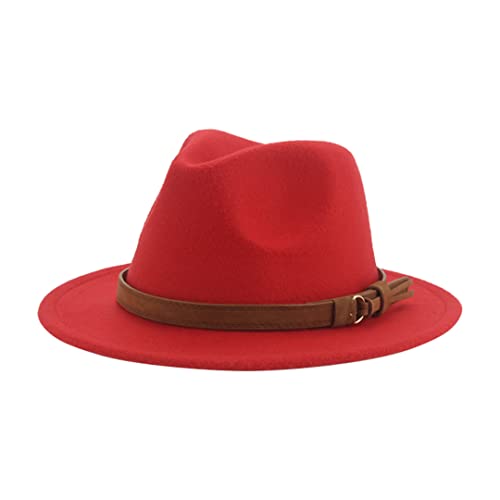 Suwequest Hats For Women Fedoras Girls Hat Boys Hat Felted Kids Caps Belt Wedding Cute Kid Fedoras