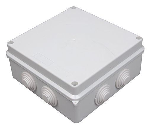 ezitown ABS Waterproof Plastic Junction Box 5.91"Ã—5.91"Ã—2.76" (150x150x70mm)