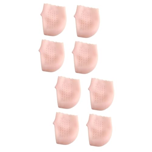 FRCOLOR 2sets Women's Heel Socks Protective Sleeve for Cracked Skin Foot Care Guard Comfortable Elastic Moisturizing Material Small Raised Design for Stability 2pairs*2