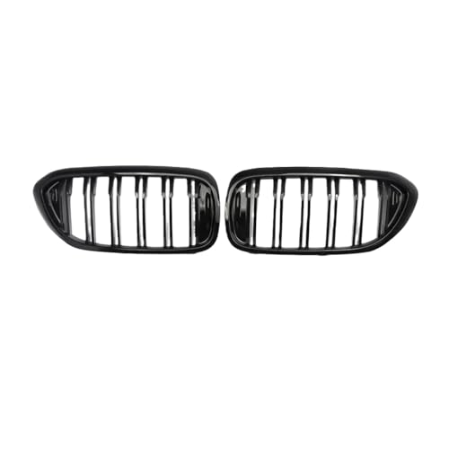 Double lamelle avant pour calandre Série 5 G30 G31 noir brillant 17-18