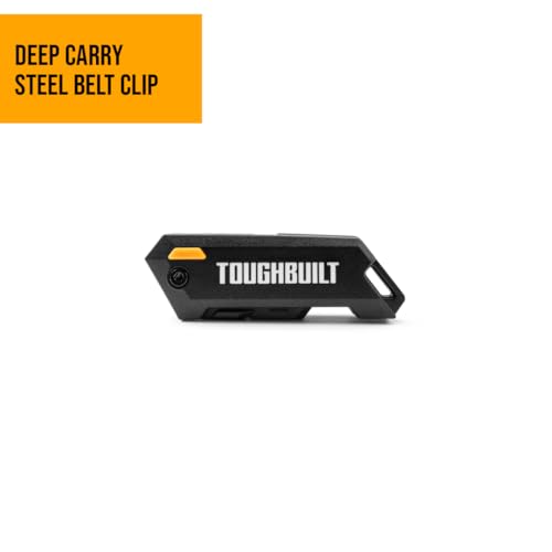 Image of ToughBuilt - Sub-Compact Folding Utility Knife, 4 inch Closed EDC Design with Wire Cutter /Stripper, Button Lock & Tool-Free Blade Change (TB-H4-12-C)