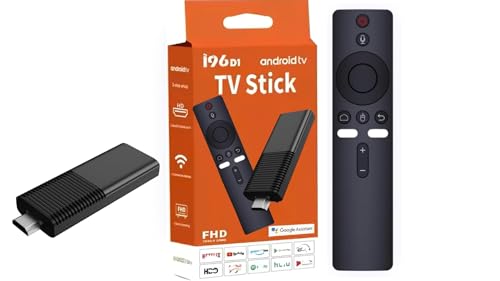 Android TV Stick 4K HDR   Modelo I96 D1 | WiFi 5 de Doble Banda | Control Remoto | 2GB RAM 16GB de Almacenamiento | Fire TV Stick Alternativa | Streaming Stick