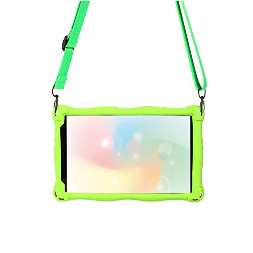 AKNICI-Funda-Antichoque-para-AOYODKG-H8-H6TECLAST-P80Samsung-Galaxy-Tab-A7-Lite-de-87Tab-A-80-2019-T290-T295-T297MatrixPad-S8DUODUOGO-E8Haehne-8-Correa-de-Hombro-y-Lapiz-Tactil-Verde