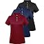 Black/Navy/Wine Red