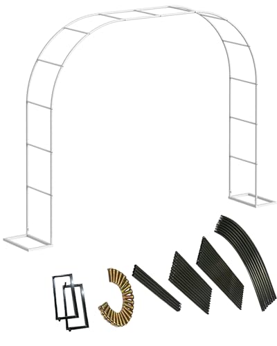 Tonnelle de jardin pour plantes grimpantes structure facile à monter