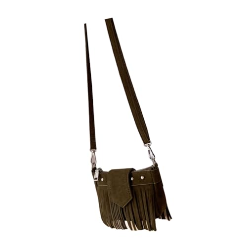 Mini sac femme bandoulière téléphone portable pochette rétro franges bohème