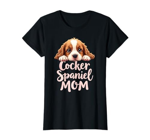 Che tu sia una mamma amante dei cani, una mamma cane o una madre ossessionata dal Cocker Spaniel, questo design giocoso e spiritoso mostra il tuo orgoglio Cocker Spaniel con umorismo. Ottimo per chi tratta il proprio Cocker Spaniel come una famiglia.