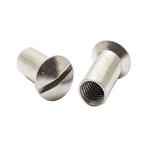 Hülsenmuttern M4 mit Linsenkopf u. Schlitz Edelstahl A1 (5 Stück) - Hülsenmutter Cover