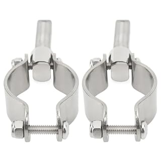 Jetmilai Oar Locks, Stainless Steel Oar Locks, Rowlocks and Boat Oars Clamps for Jon Boat, Oarlock Socket for Marine Raft Kayak Yacht (2PCS)