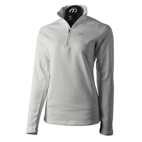 T-shirt micofleece femme MICO blanc 2 couches zippé chaud