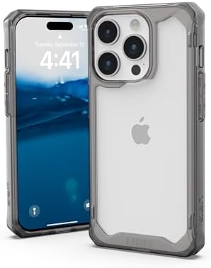 Urban Armor Gear UAG Plyo Magnetic Compatible,Rugged Lightweight Slim Shockproof Protective Case/Cover Designed for iPhone 15 Pro (6.1-Inch) (2023) - Ash/Grey
