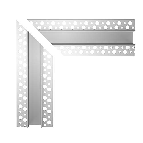 LED Aluminiumprofil 2m (20m Set) – Trockenbauprofil Mit Milchiger Abdeckung Für LED-Streifen